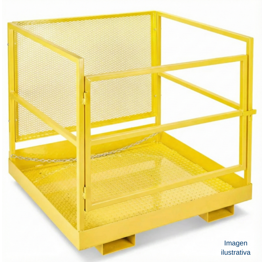 Plataforma de trabajo (canastilla) para montacargas – 500 kg