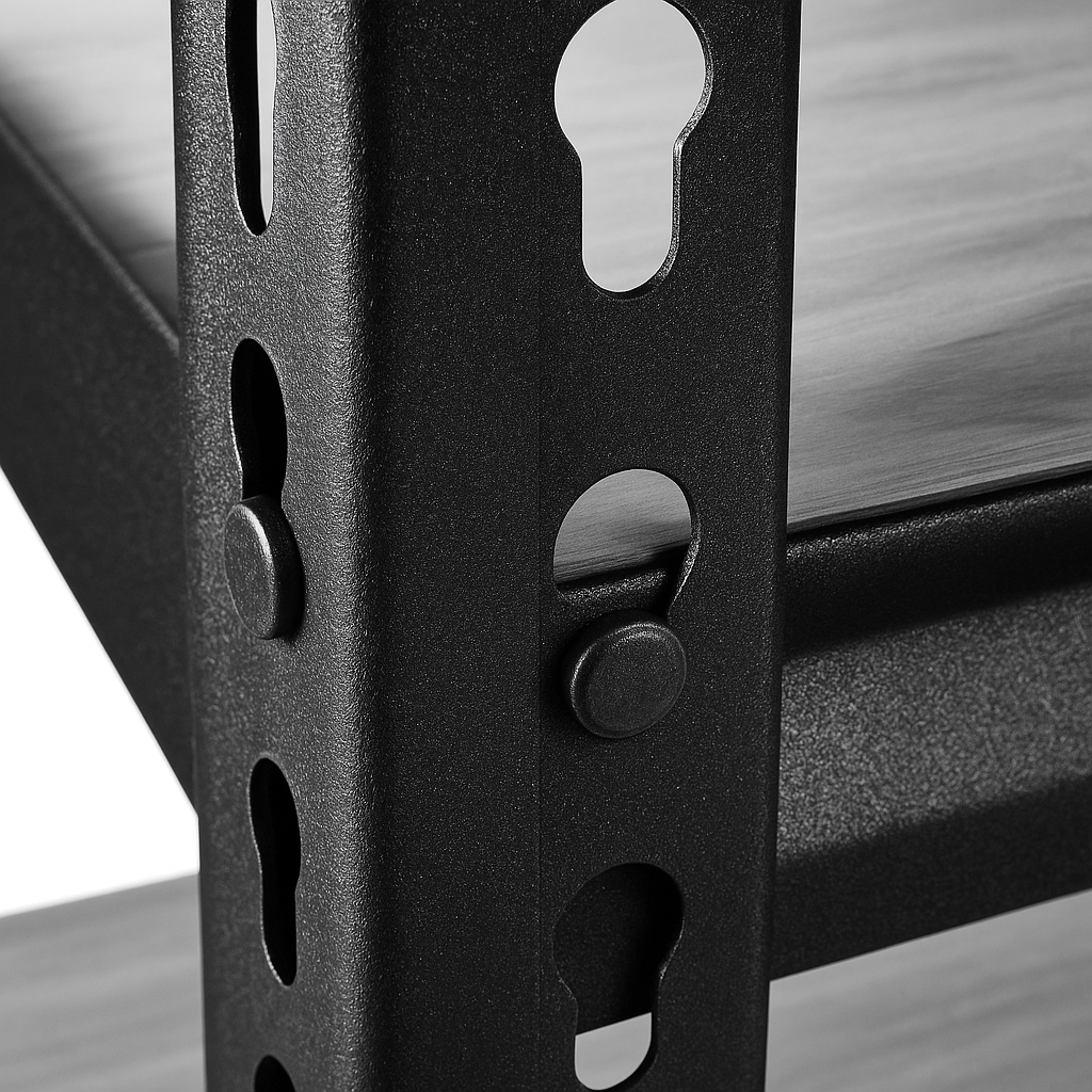 Estante metálico laminado 5 niveles (121.9 × 61 × 183 cm)