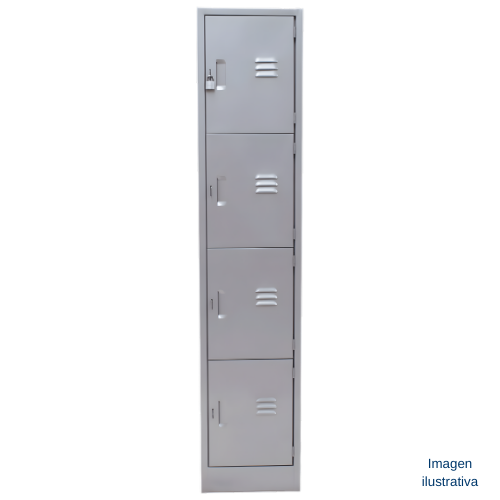 Lockers metálicos de acero (1 a 6 puertas)