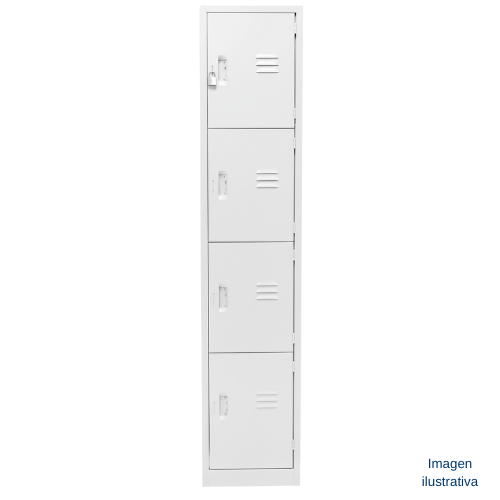 Lockers metálicos de acero (1 a 6 puertas)