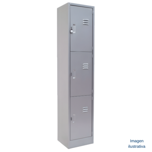 Lockers metálicos de acero (1 a 6 puertas)