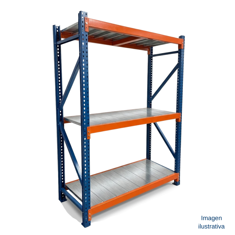 Menorack industrial galvanizado (3 / 4 / 5 niveles)