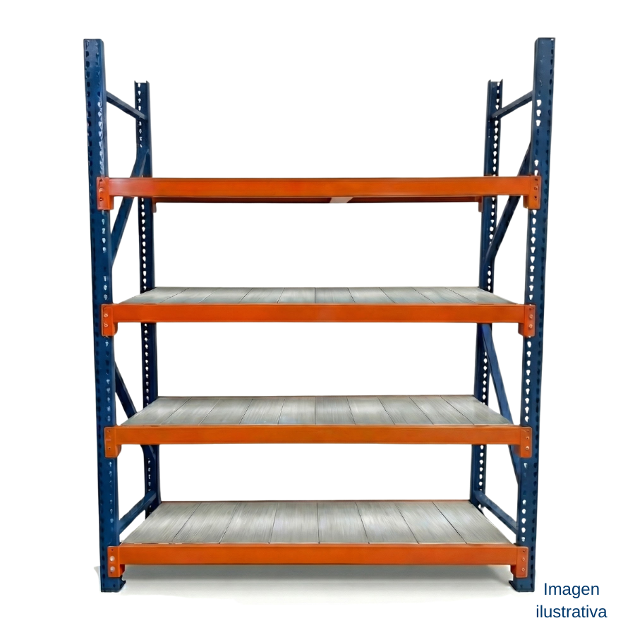 Menorack industrial galvanizado (3 / 4 / 5 niveles)