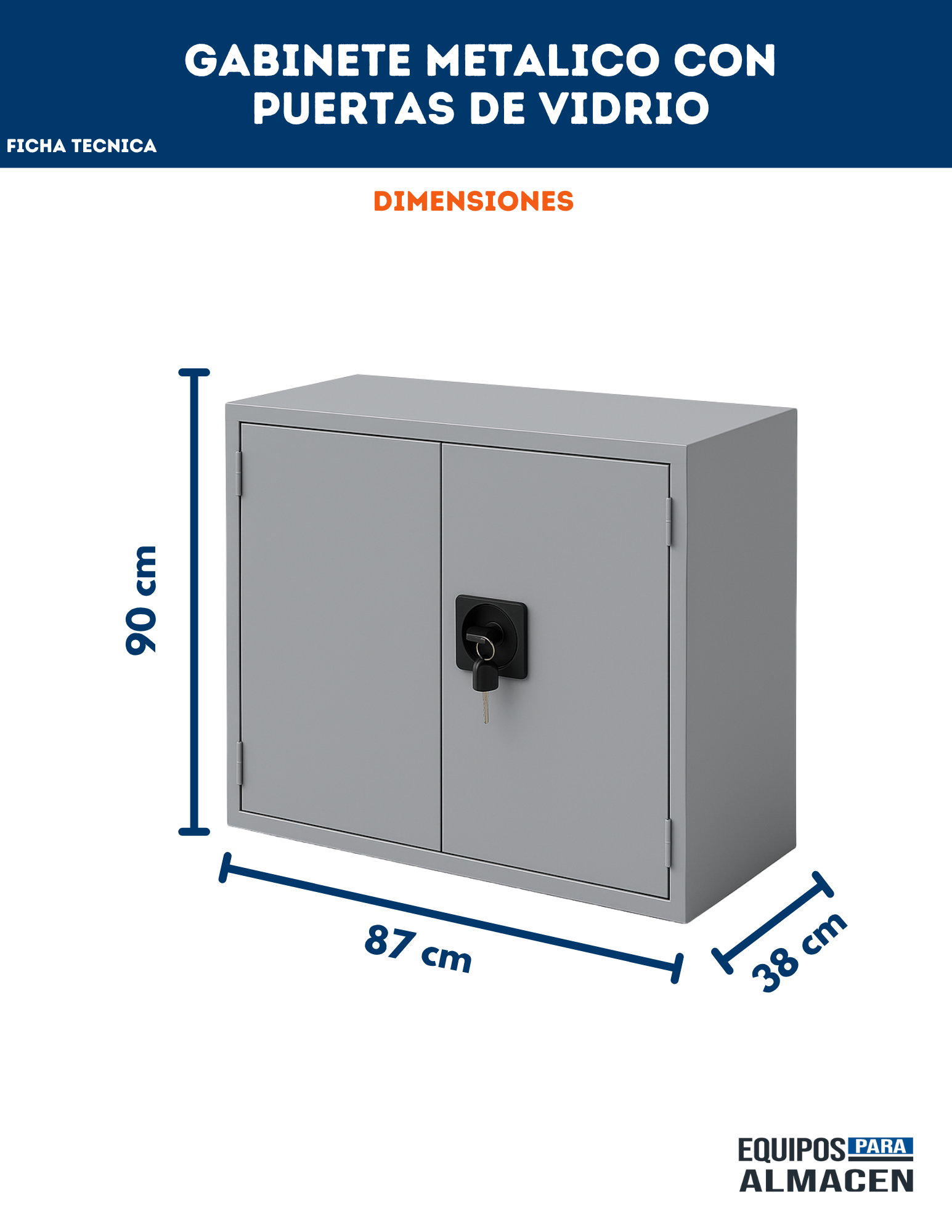 Gabinete organizador compacto