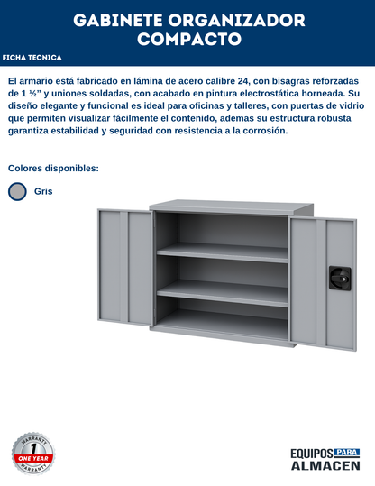 Gabinete organizador compacto