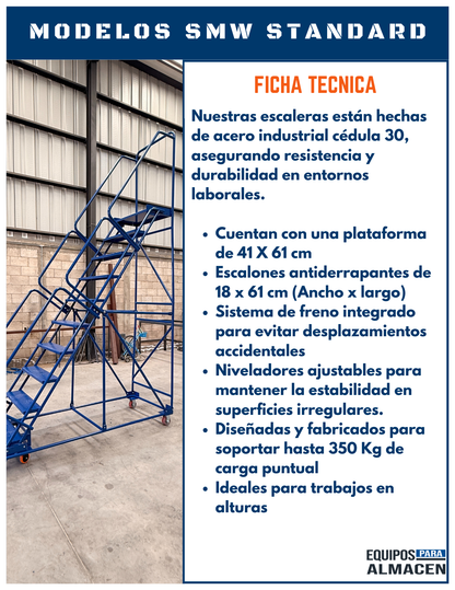 Escalera Industrial de Recolección SMW Standard