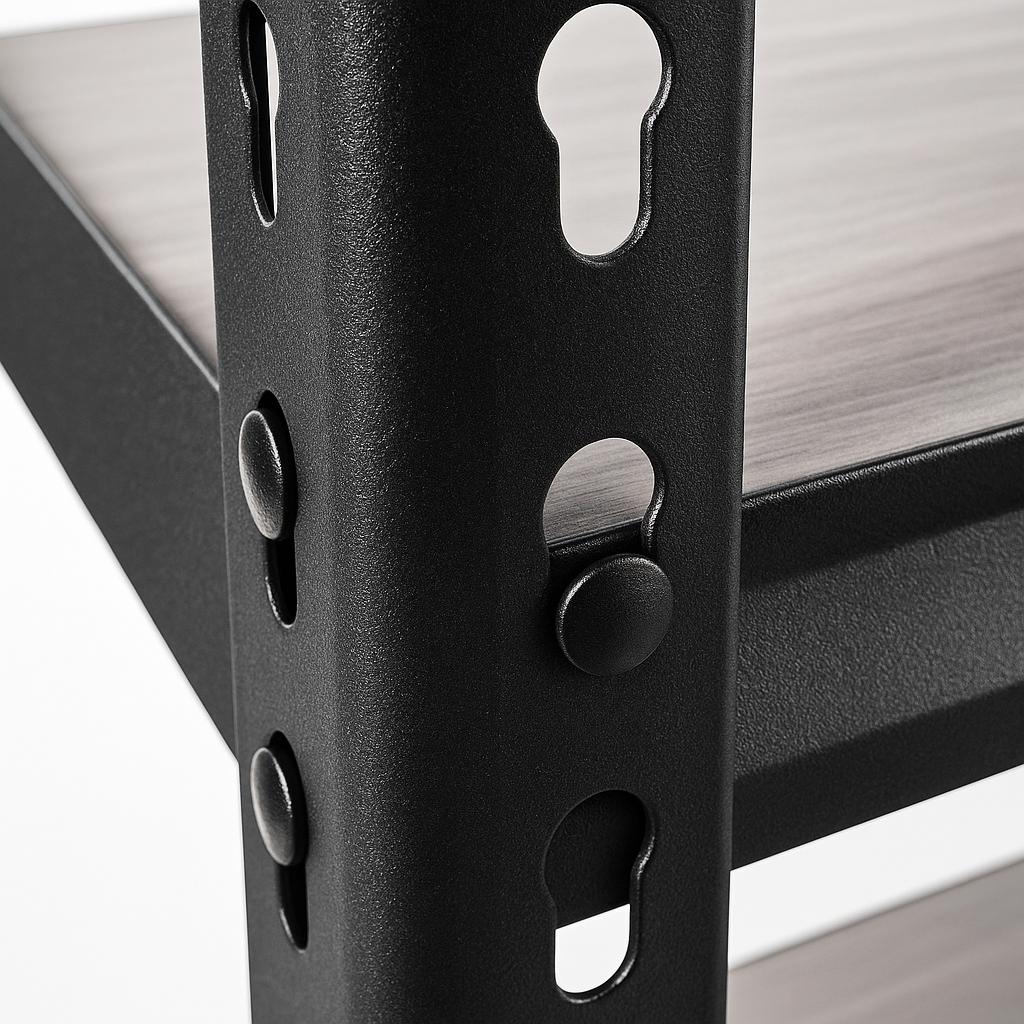 Estante de acero 5 niveles (183 × 91.4 × 45.7 cm)