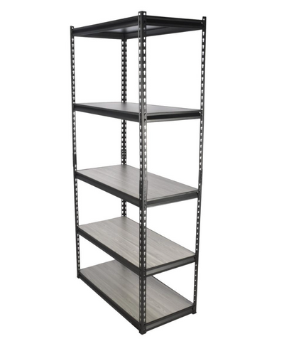 Estante de acero 5 niveles (183 × 91.4 × 45.7 cm)