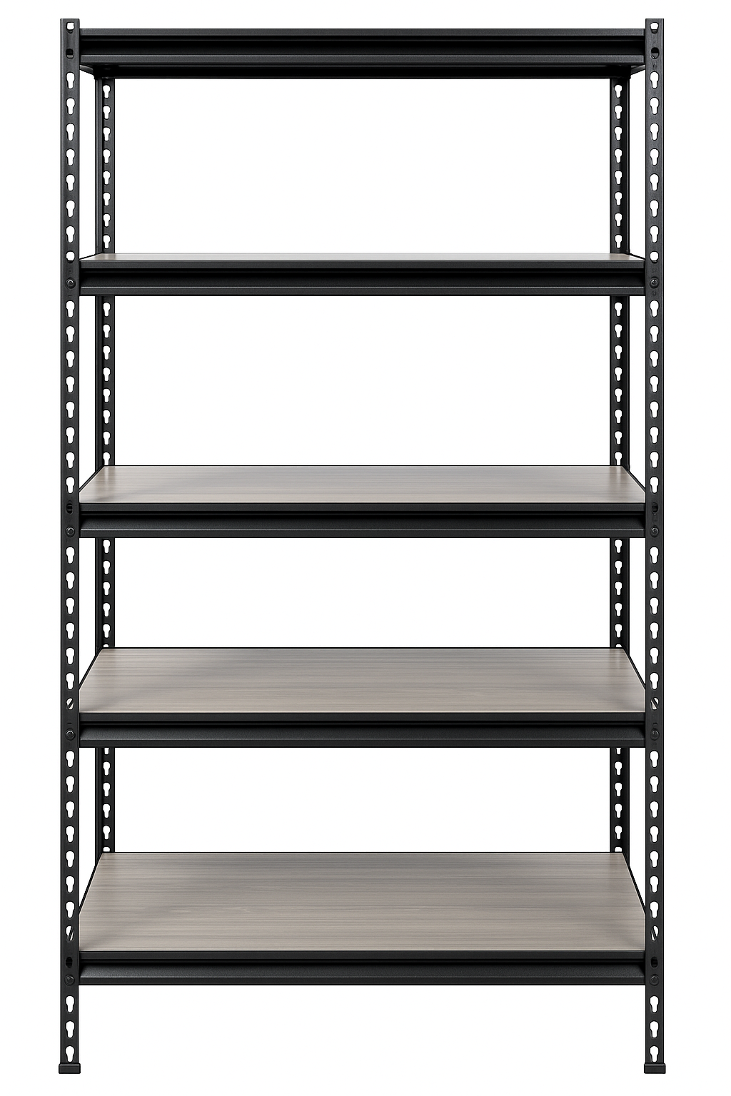 Estante de acero 5 niveles (183 × 91.4 × 45.7 cm)