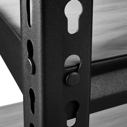 Estante metálico laminado 5 niveles (121.9 × 61 × 183 cm)