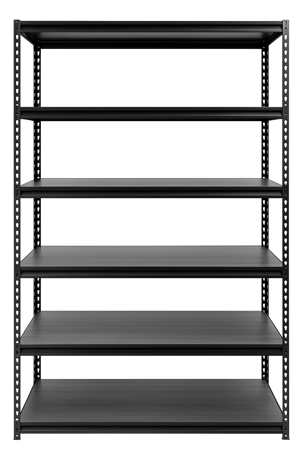 Estante metálico laminado 5 niveles (121.9 × 61 × 183 cm)