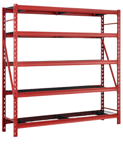 Estante de acero para cargas pesadas (229 × 61 × 229 cm)