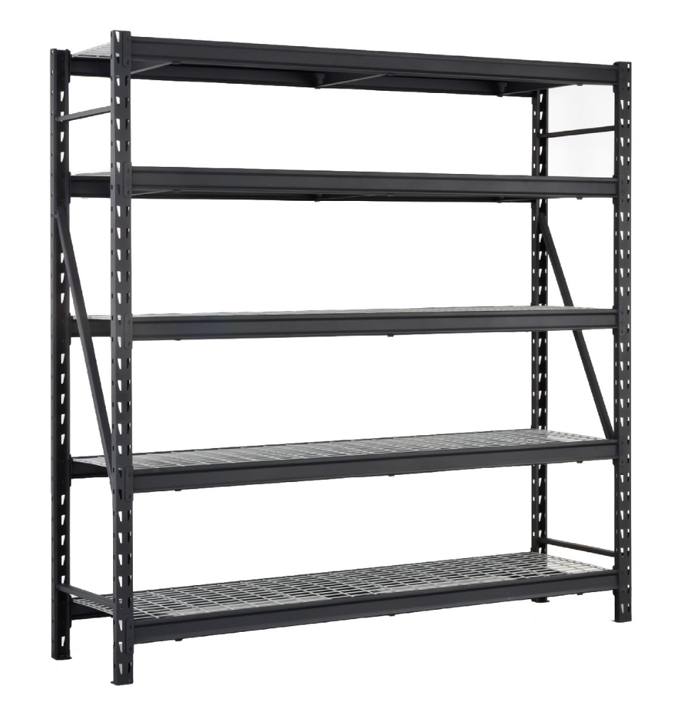 Estante de acero para cargas pesadas (229 × 61 × 229 cm)