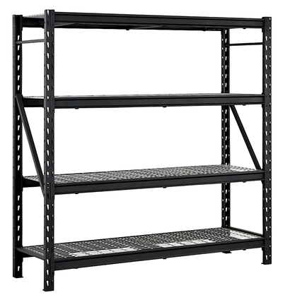 Estante de acero para cargas pesadas 4 niveles (196 × 61 × 198 cm)