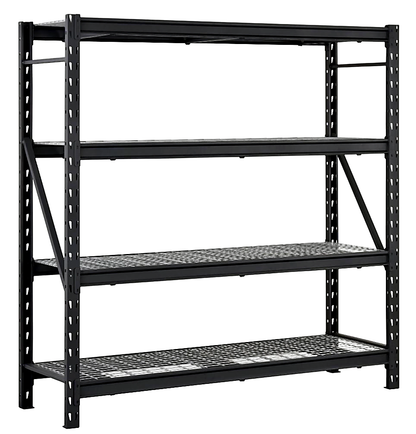 Estante de acero para cargas pesadas 4 niveles (196 × 61 × 198 cm)