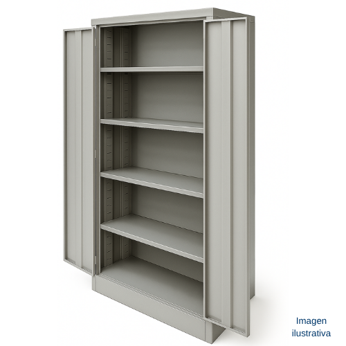 Gabinete industrial de almacenamiento con repisas ajustables