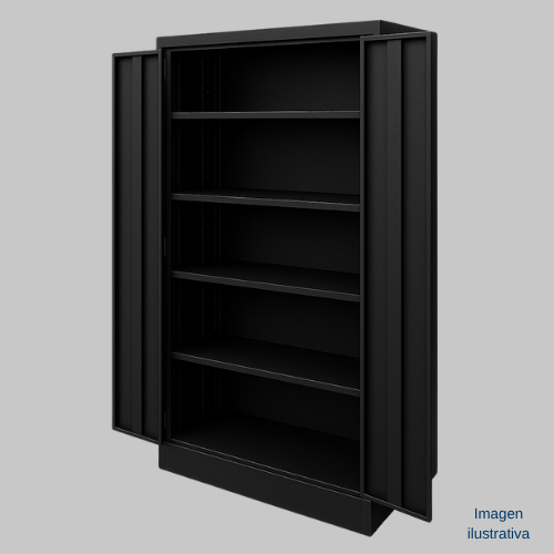 Gabinete industrial de almacenamiento con repisas ajustables