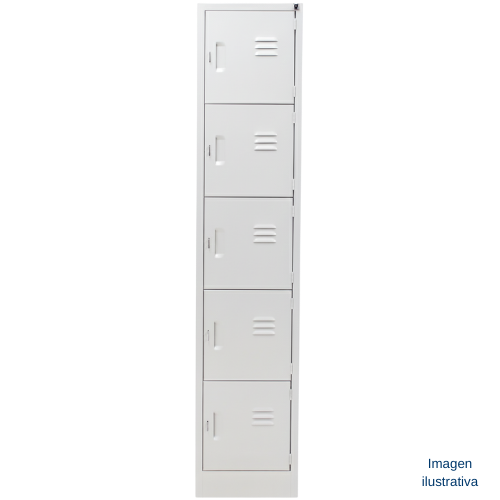 Lockers metálicos de acero (1 a 6 puertas)