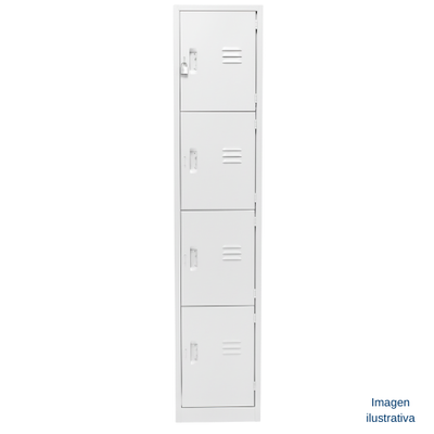 Lockers metálicos de acero (1 a 6 puertas)