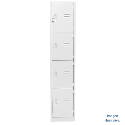 Lockers metálicos de acero (1 a 6 puertas)