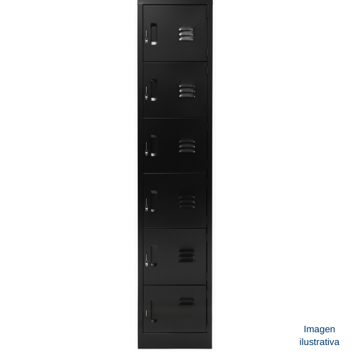Lockers metálicos de acero (1 a 6 puertas)