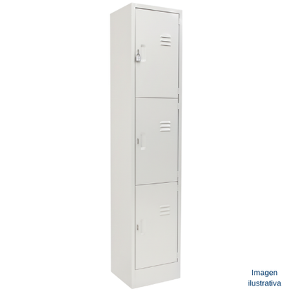 Lockers metálicos de acero (1 a 6 puertas)
