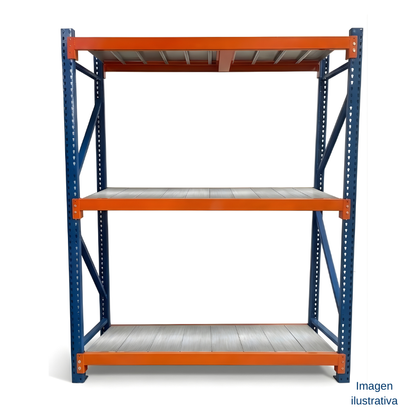 Menorack industrial galvanizado (3 / 4 / 5 niveles)