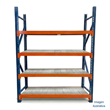 Menorack industrial galvanizado (3 / 4 / 5 niveles)