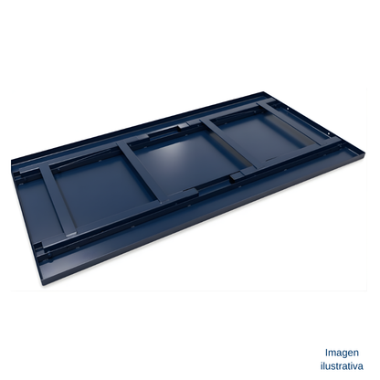 Mesa de trabajo industrial de acero con altura ajustable (uso pesado)