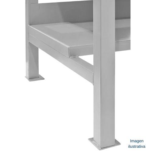 Mesa de trabajo heavy duty de acero soldado