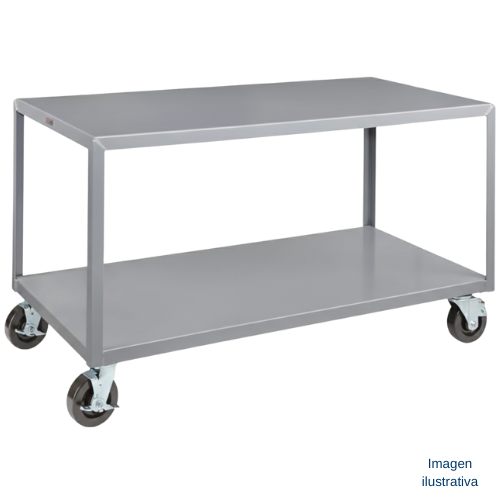 Mesa de trabajo móvil de acero (uso pesado)