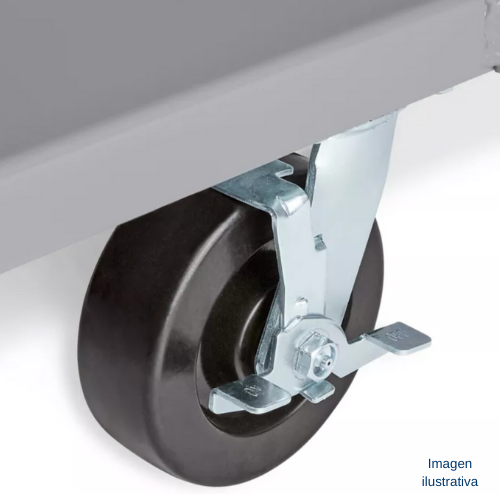 Mesa de trabajo móvil de acero (uso pesado)